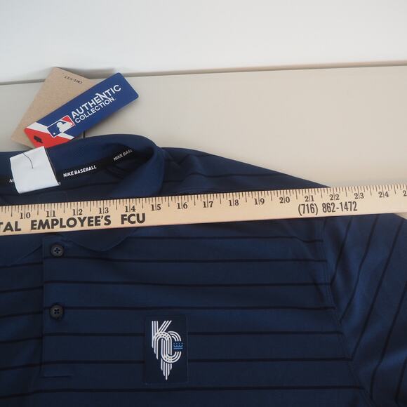 NWT Kansas City Royals Nike Dri Fit City Connect Polo‎ Shirt Mens Size XXL - Picture 6 of 11